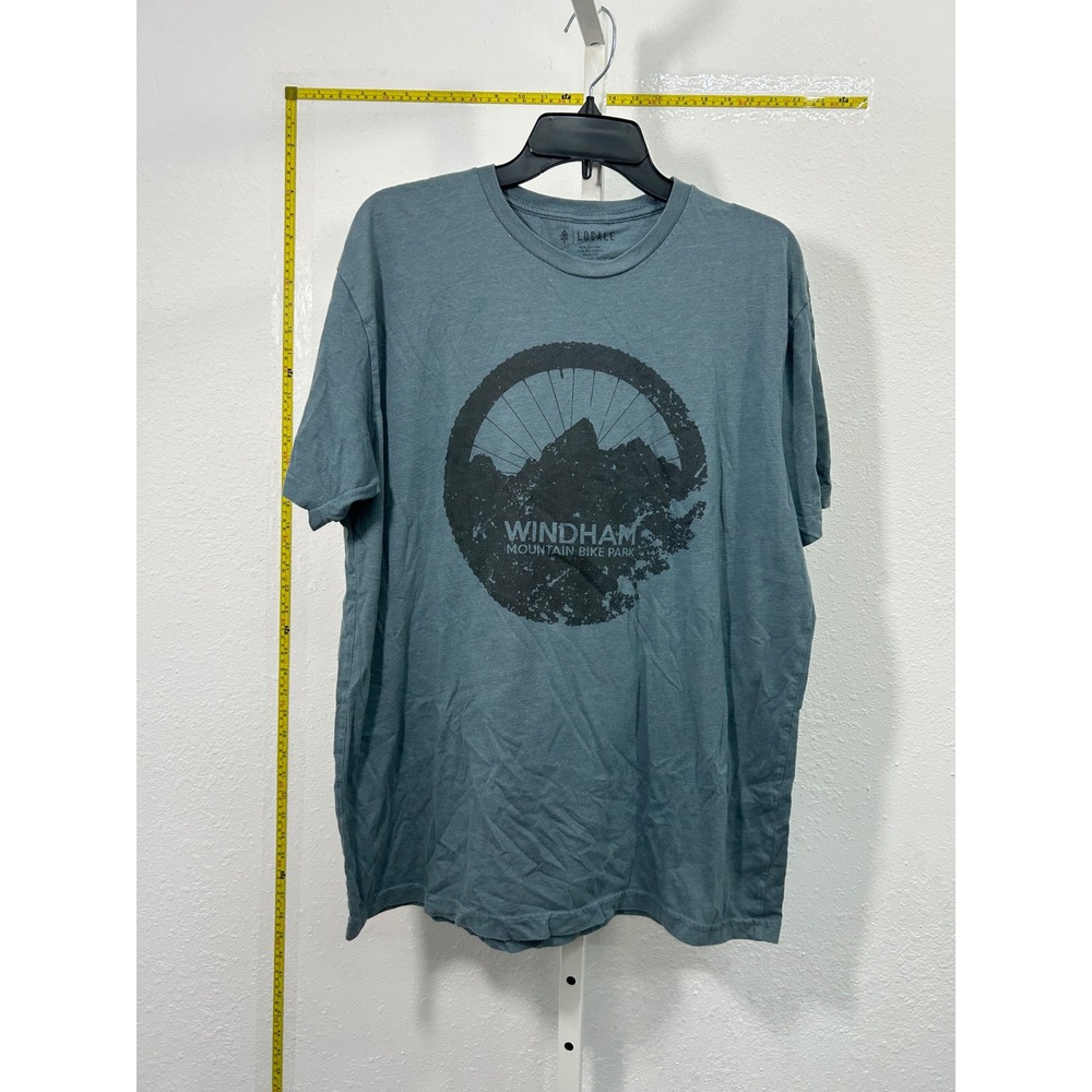 Locale Windham Mountain Bike Park Graphic T-Shirt Mens XL Blue Slate Heather Tee